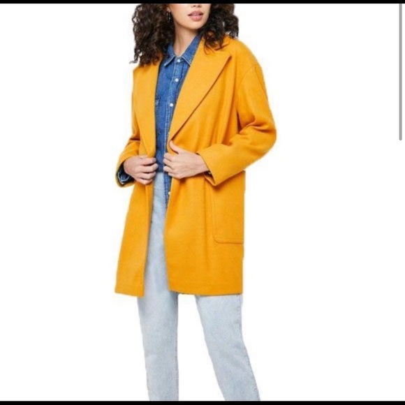 LAST Sz 12 NWT TopShop | Carly Long Coat - Picture 4 of 11